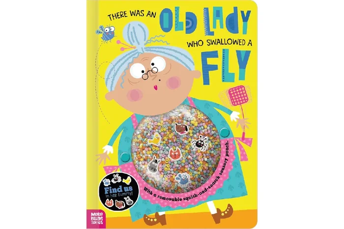 There Was An Old Lady Who Swallowed a Fly – Search and Find Board Book