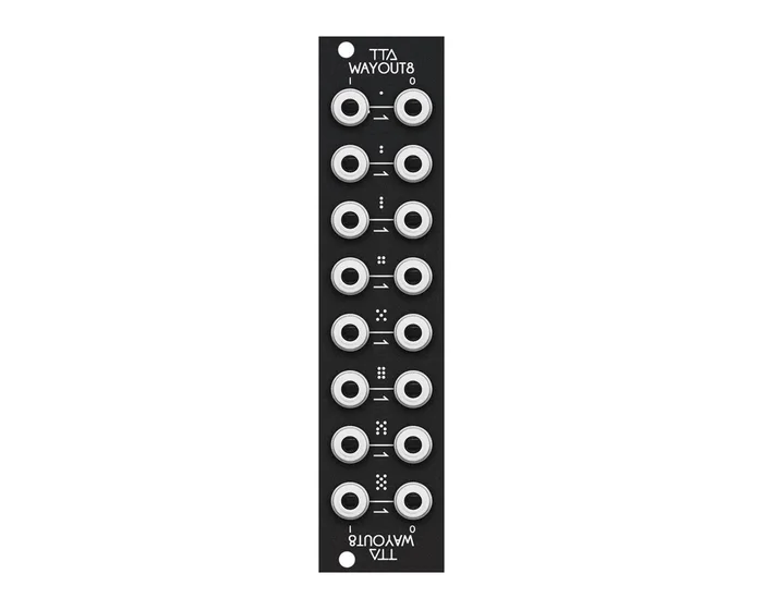 Tiptop Audio Wayout8 Patchbay – Black
