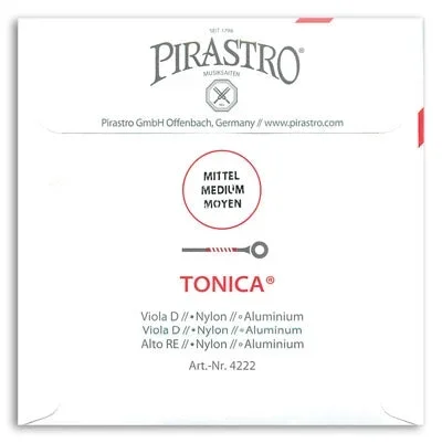 Tonica Viola D String – 4/4 – Medium Gauge (Synthetic/Aluminum)