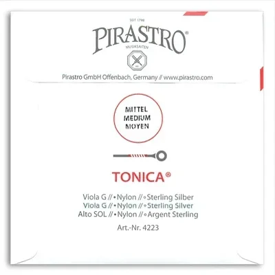 Tonica Viola G String – 4/4 – Medium Gauge (Synthetic/Silver)