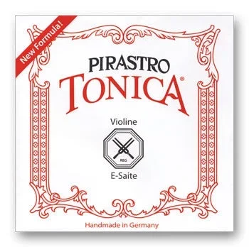 Tonica Violin String Set – 4/4 – Medium Gauge with Silvery Steel Ball E
