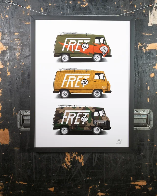 TOUR VANS ART PRINT