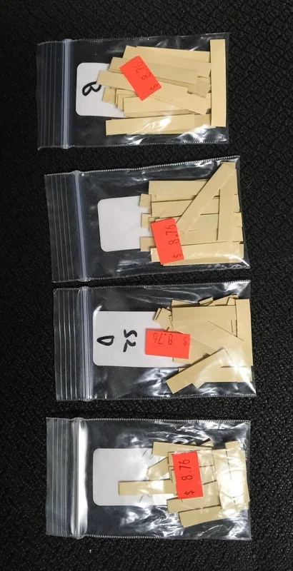 Treble Reed Leathers, individual sizes