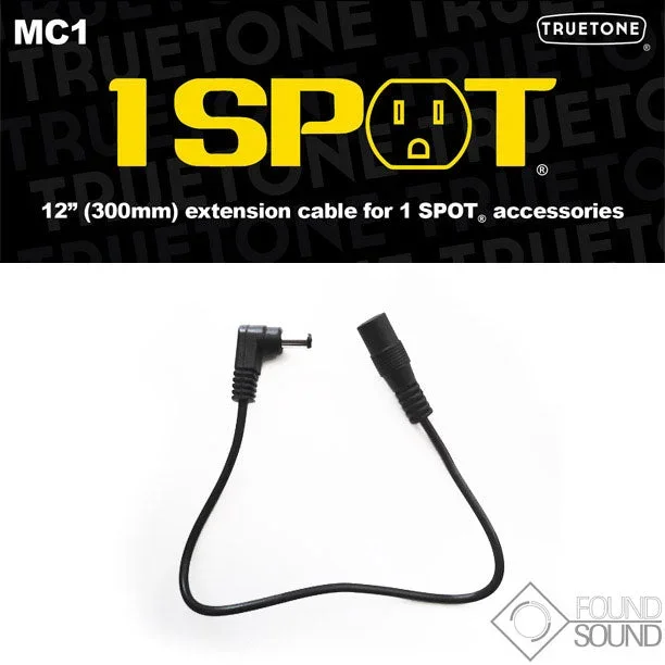 Truetone MC1 Female to Male 12″ DC Extension Cable