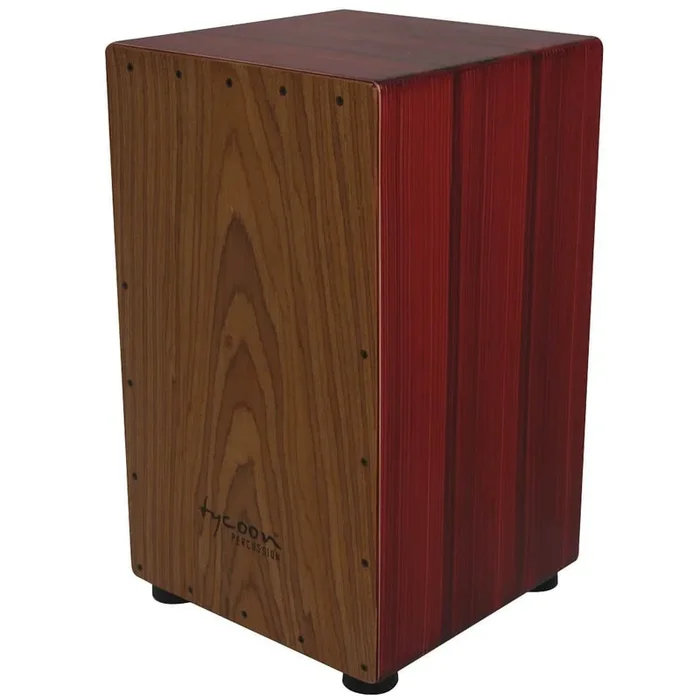 Tycoon Percussion 29 Artist Hand-Painted Series Cajon w/Red Body