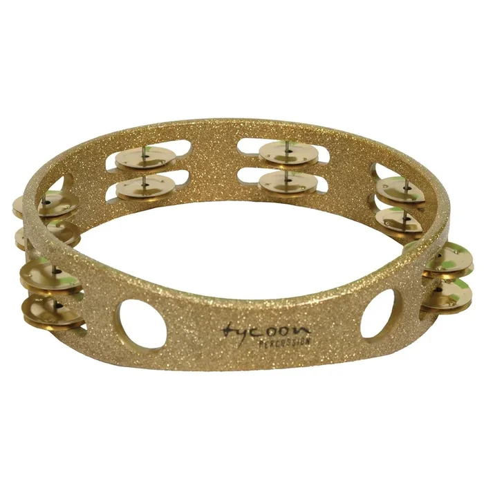 Tycoon Percussion Las Vegas Tambourine Gold