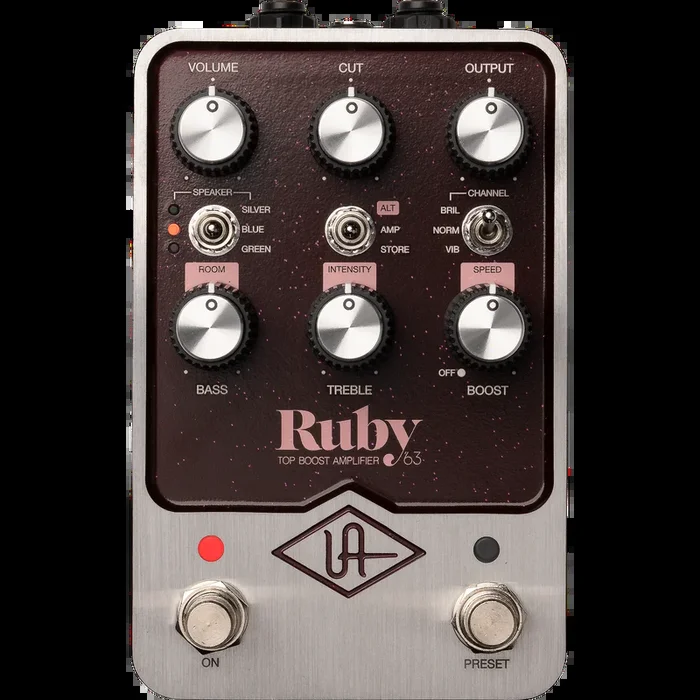 Universal Audio Ruby ’63 Top Boost Amplifier Pedal