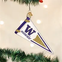 University of Washington Glass Pennant