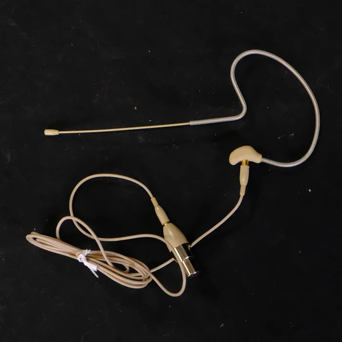 Used Avlex HSP-09 Single Ear Headset Microphone – Beige