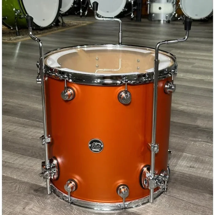 Used DW Performance Series Floor Tom 16×16 Hard Satin American Rust