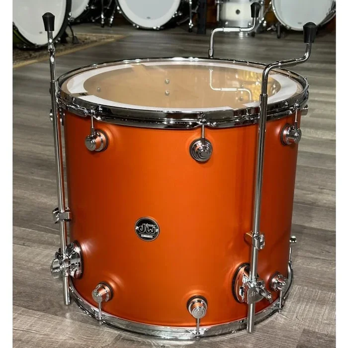 Used DW Performance Series Floor Tom 18×16 Hard Satin American Rust
