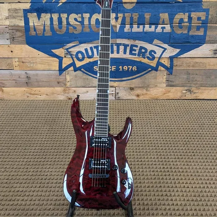 Used ESP LTD MH-200 Electric Guitar – See Through Black Cherry