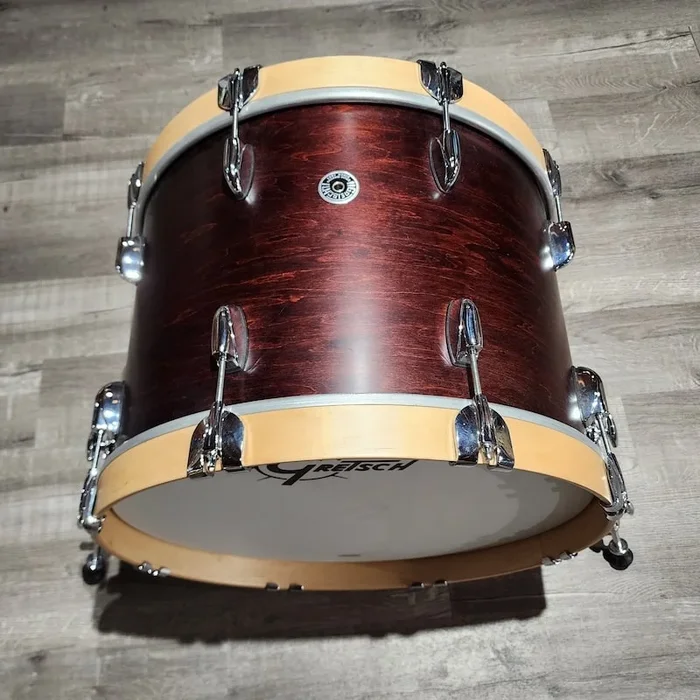 Used Gretsch Brooklyn Bass Drum 20×14 Satin Cherry Stain