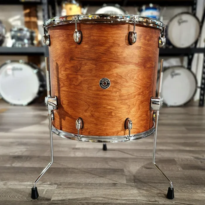 Used Gretsch Catalina Club Floor Tom 18×16 Satin Walnut Glaze