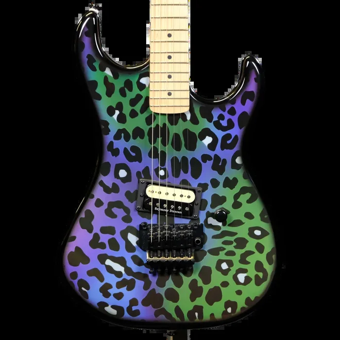 Used Kramer Baretta Feral Cat Custom Graphic – Rainbow Leopard