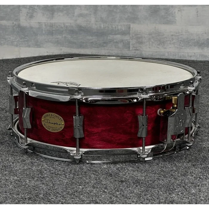 Used Noble & Cooley CD Maple Snare Drum 14×5 Cherry Oil