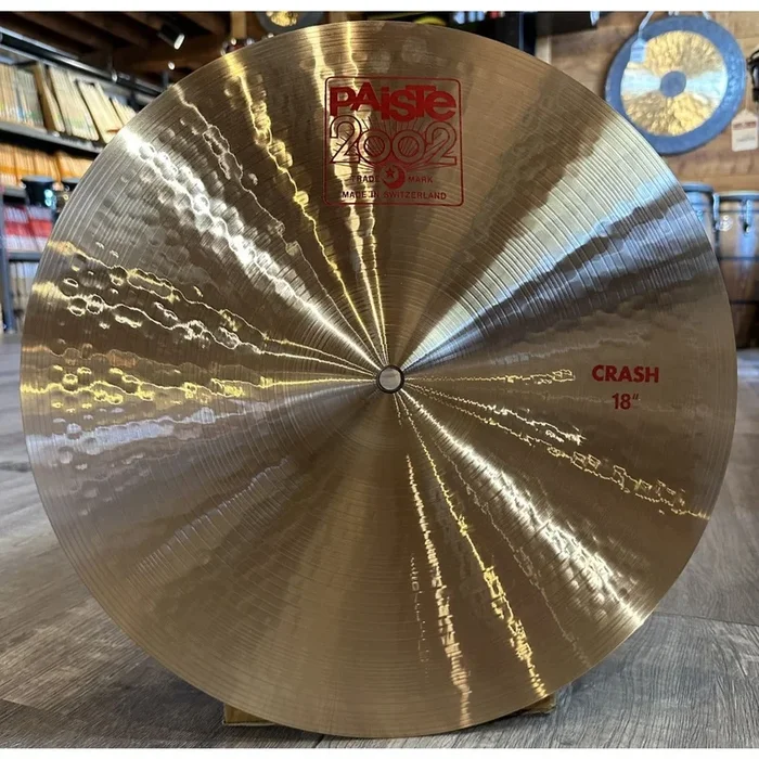 Used Paiste 2002 Crash Cymbal 18″