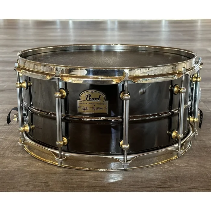 Used Pearl Signature Steve Ferrone Snare Drum 14×6.5