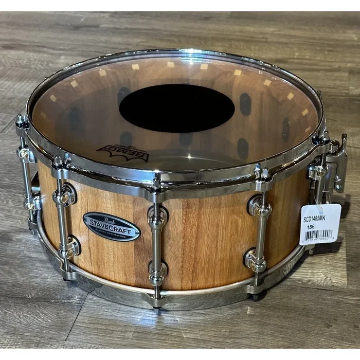 Used Pearl Stavecraft Makha Snare Drum 14×6.5
