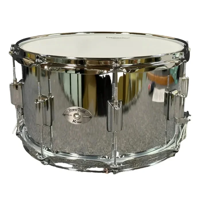 Used Rogers Powertone Steel Shell Snare Drum 14×8 – Excellent