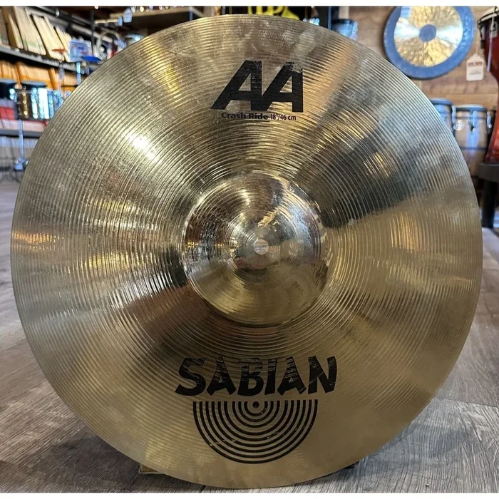 Used Sabian AA Crash Ride Cymbal 18″