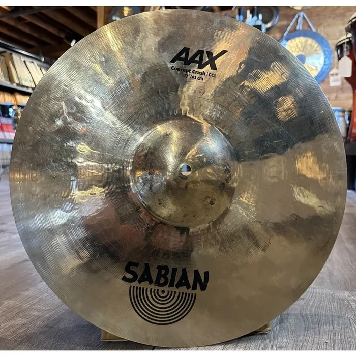 Used Sabian AAX Concept Crash Cymbal 17″ Brilliant