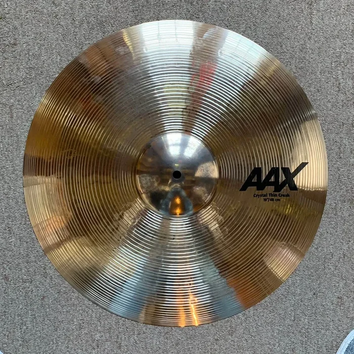 Used Sabian AAX Crystal Thin Crash Cymbal 19″
