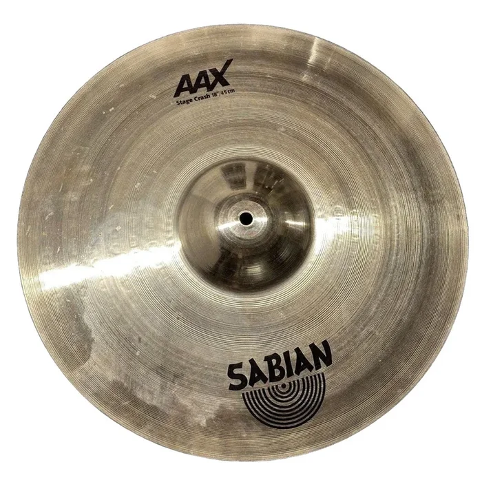 Used Sabian AAX Stage Crash Cymbal 18″