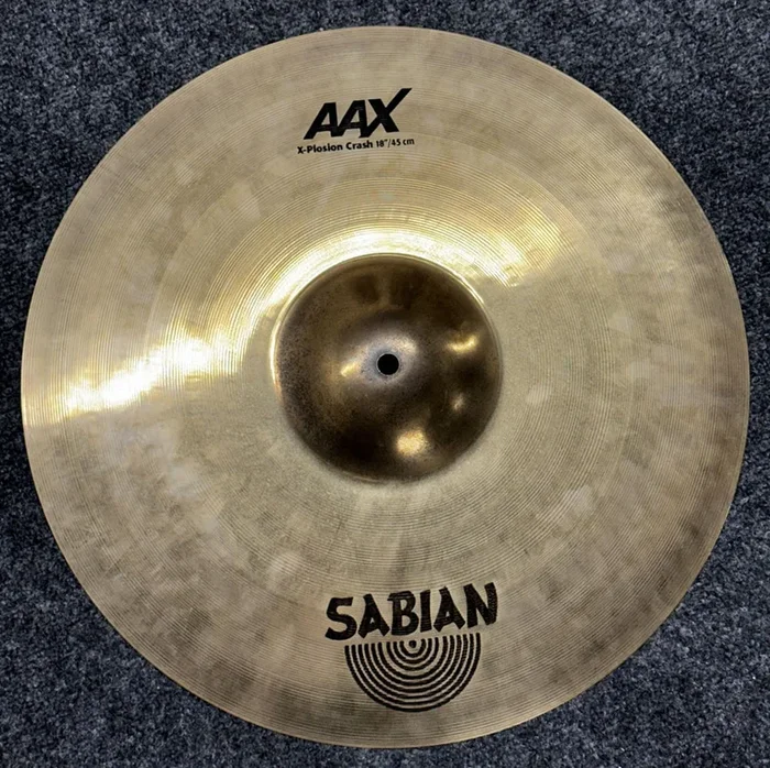 Used Sabian AAX X-Plosion Crash Cymbal 18″