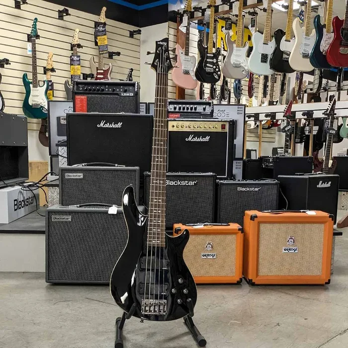 Used Schecter Omen-5 5 String Bass Guitar