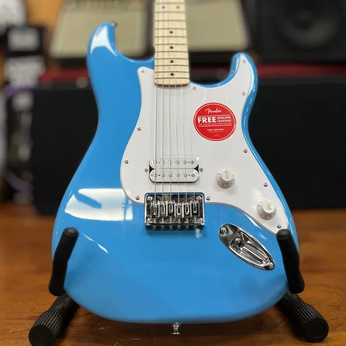 USED Squier Limited Edition Sonic Stratocaster HT H Electric Guitar, California Blue