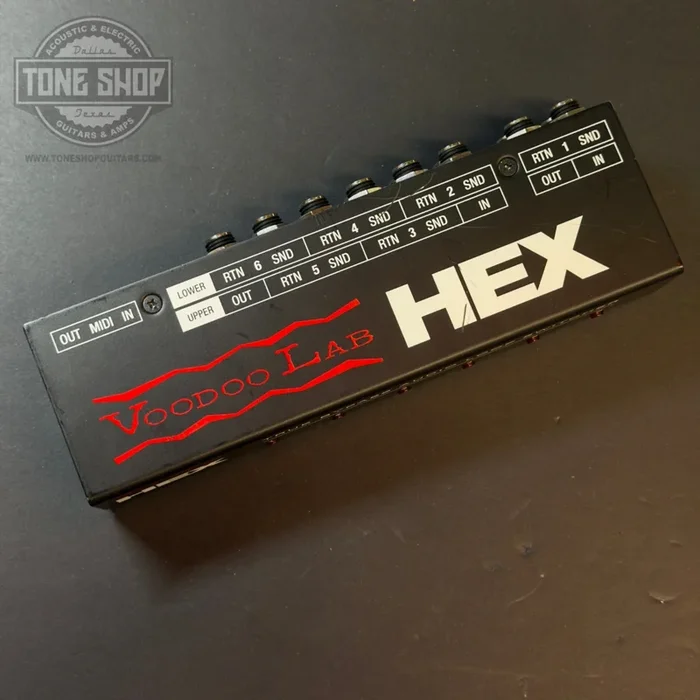 Used Voodoo Lab PX-8 Plus w/HEX Midi Switcher w/box TSU23230