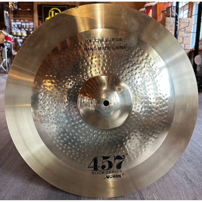 Used Wuhan 457 Rock Crash Ride Cymbal 18″