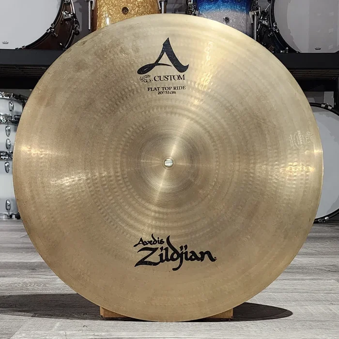Used Zildjian A Custom Flat Ride Cymbal 20″