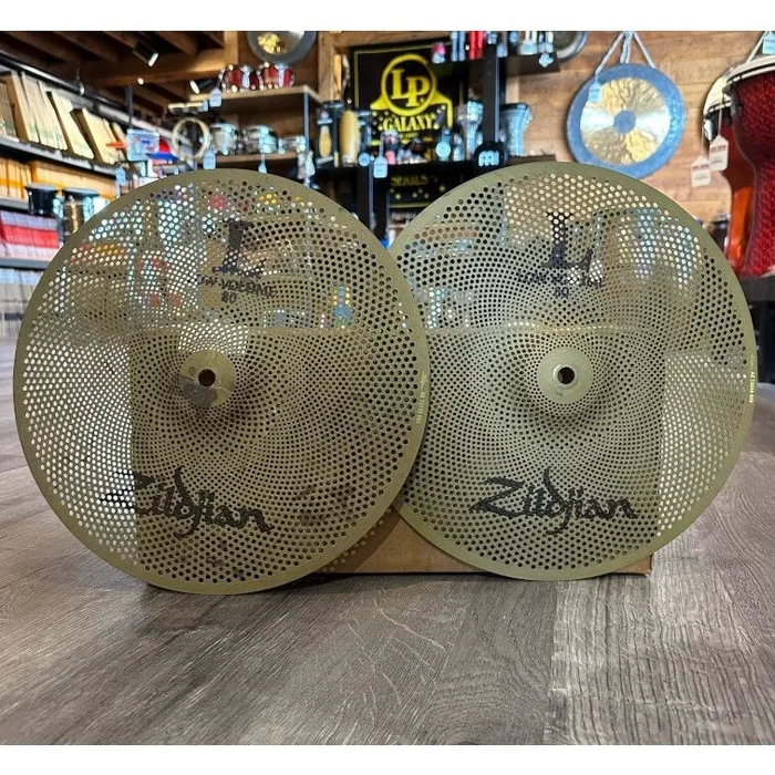 Used Zildjian L80 Low Volume Hi Hat Cymbals 13″