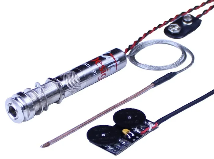 UST-1 Active VT – Steel String Under Saddle Pickup with Player Endpin Jack Preamp and Volume & Tone Thumbwheel Controls