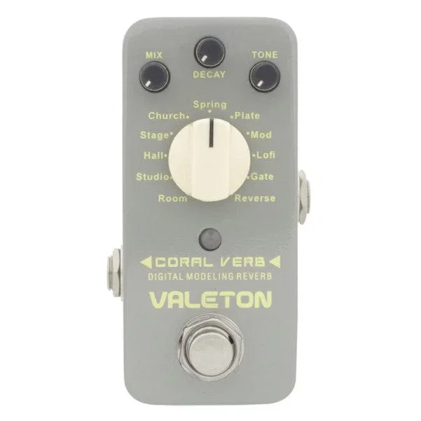 Valeton CRV-2 Coral Verb Digital Modeling Reverb Pedal