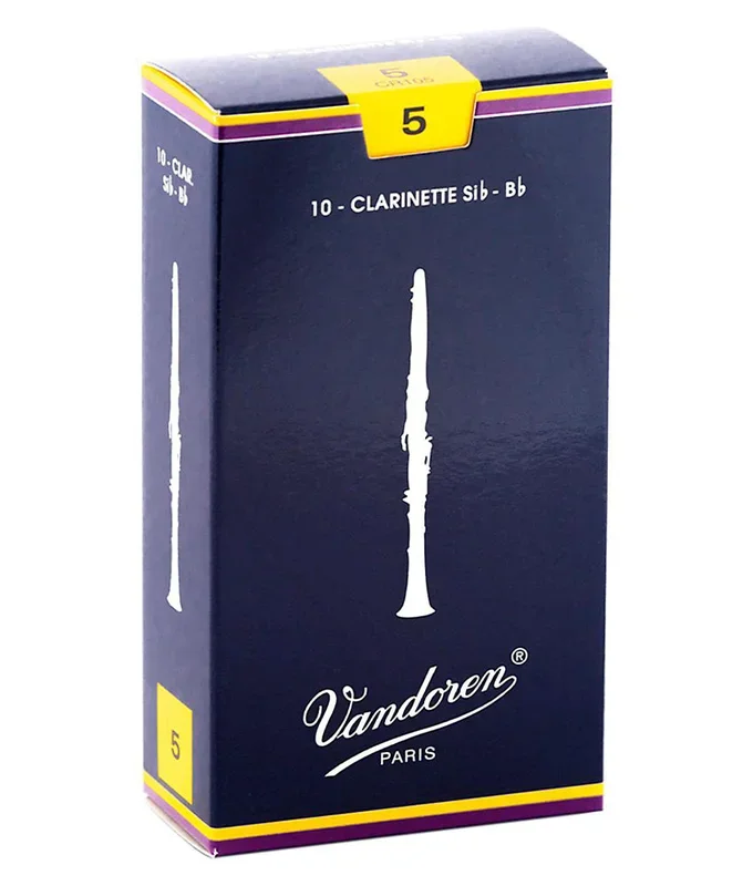 Vandoren 5 Bb Clarinet Reed – 10 pack