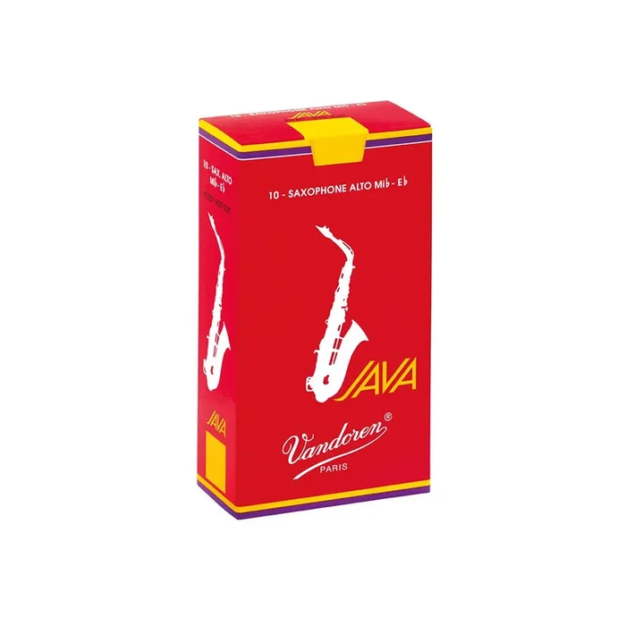 Vandoren Java Red Alto Saxophone Reeds – Box of 10