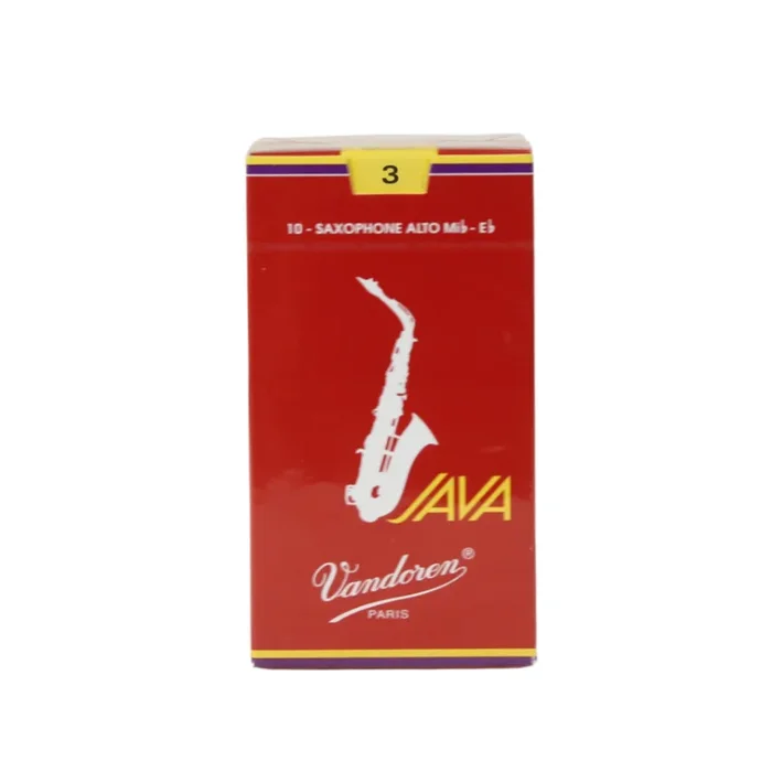 Vandoren SR263R #3 Java Alto Saxophone Reeds- Box of 10