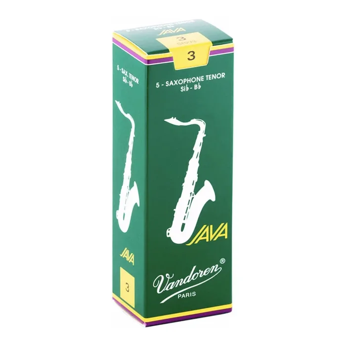 Vandoren SR273 Tenor Sax Java Reeds – Strength 3; Box of 5