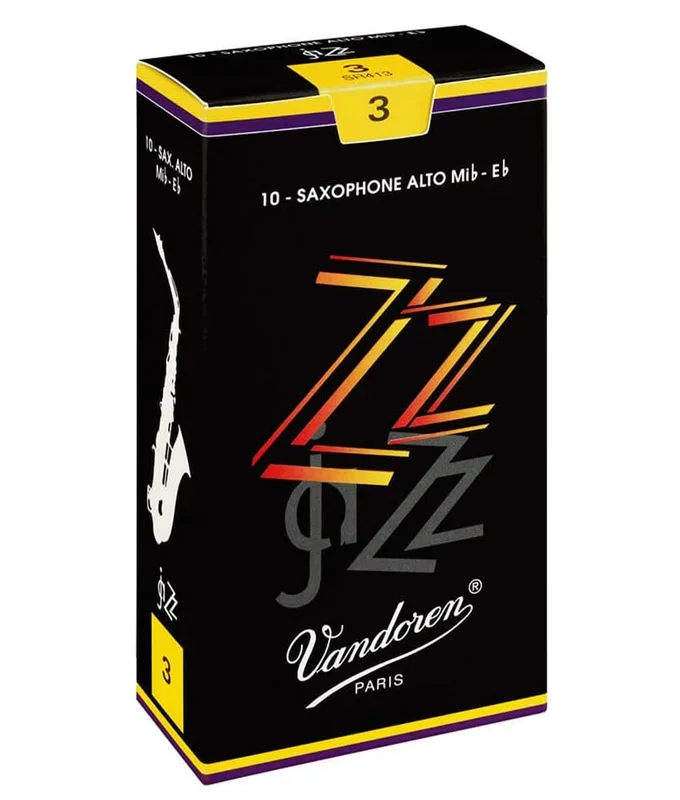 Vandoren ZZ #3 Alto Saxophone Reeds – 10 Pack