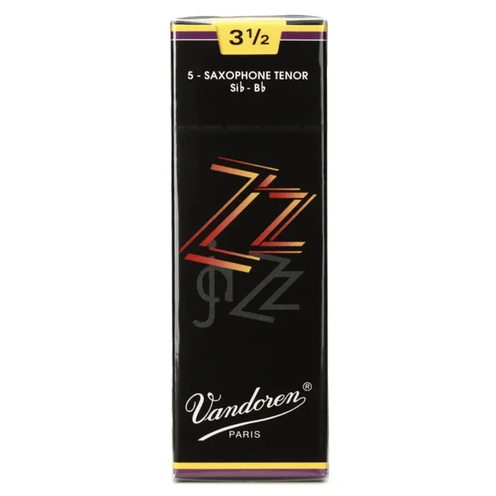 Vandoren ZZ Tenor Saxophone Reeds, Strength 3.5, Box of 5