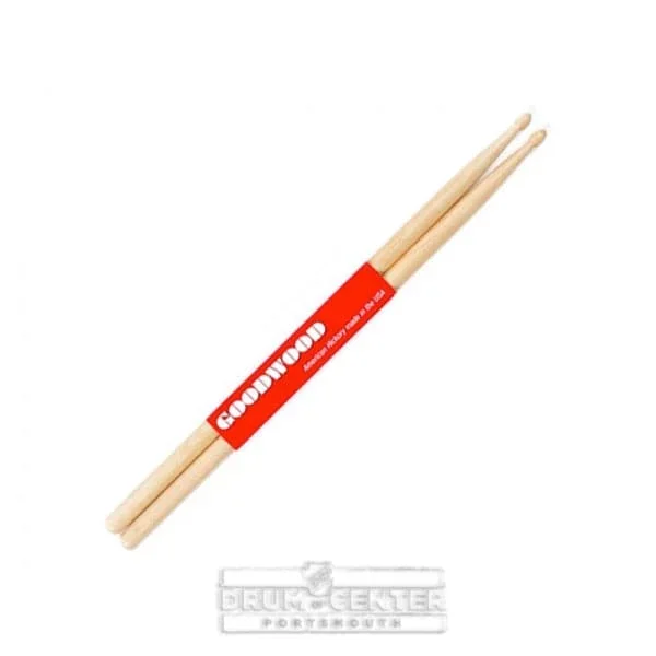 Vater Goodwood 5B Wood Tip Drum Sticks 6 Pair Bundle