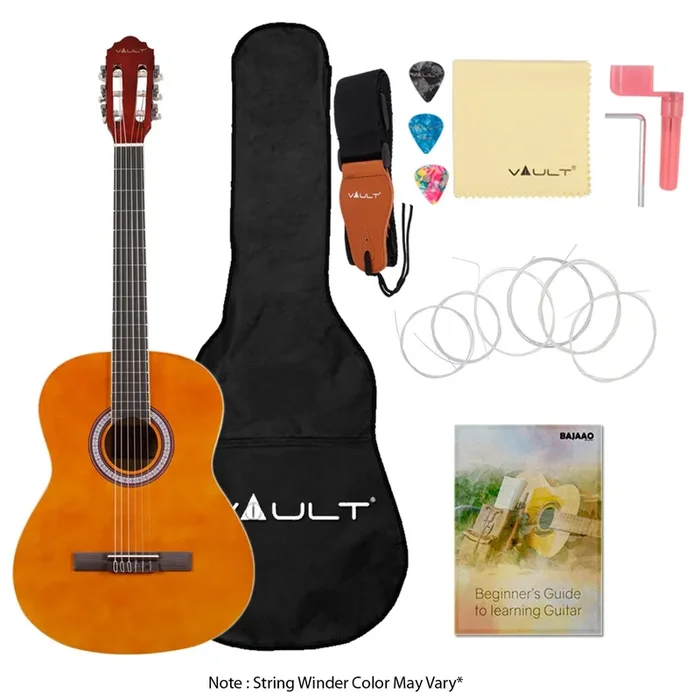 Vault EC3900 39 inch Premium Classical Guitar – Natural