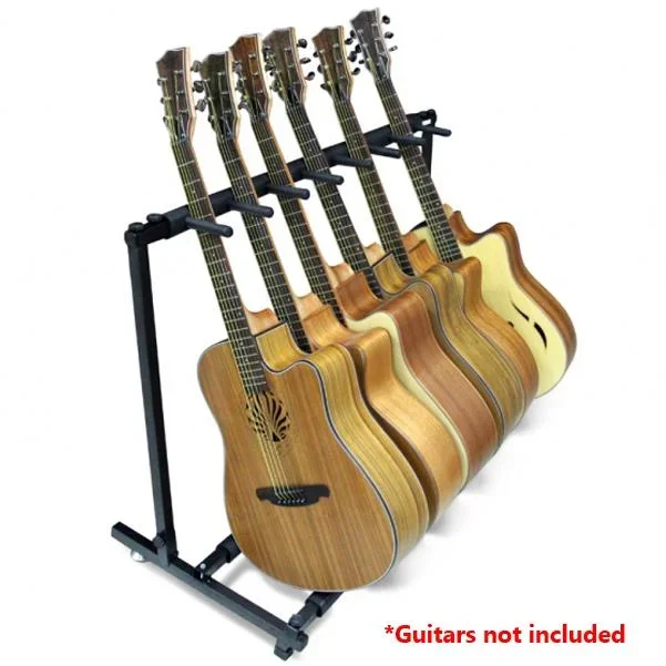 Vault JYCJQ1 7-pcs Guitar Stand – Black