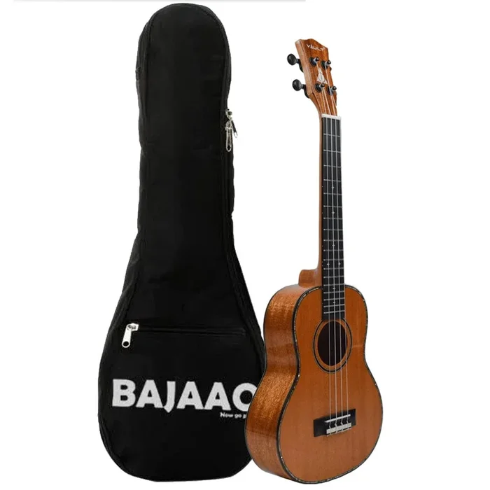 Vault Performer Pro 24″ All Solid Mahogany Premium Concert Ukulele with Gigbag