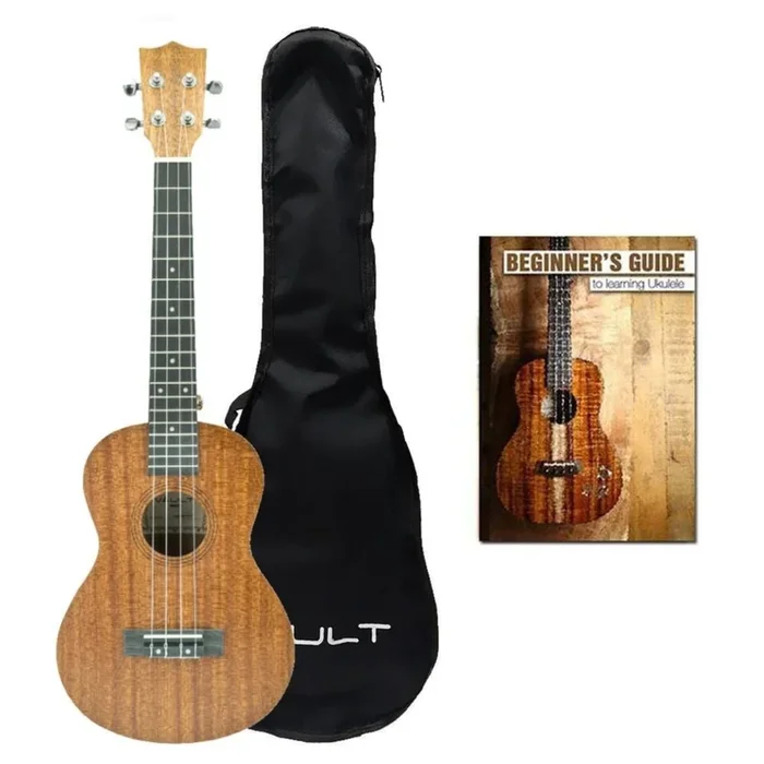 Vault UK-100T 26-inch Arched Back Tenor Ukulele With Gig Bag & Ebook