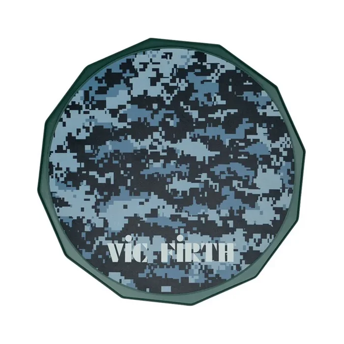 Vic Firth Digital Camo Practice Pad 12″