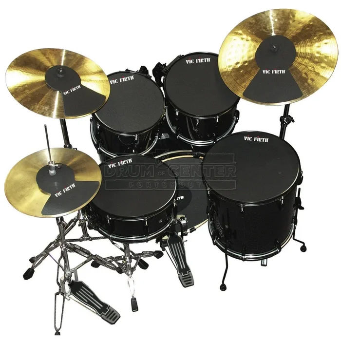 Vic Firth Drum Mute Prepack 5 10, 12, 14, 14, 20, HH, Cym (2)